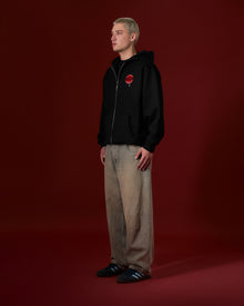 Suplex Zip-Up fermuarlı sweatshirt – yan görünüm | Voyant Apparel