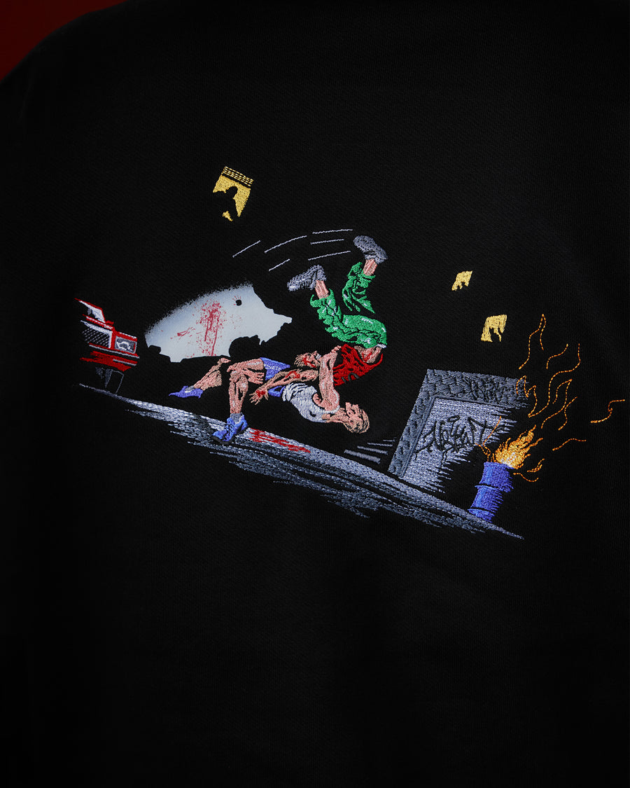 Suplex Zip-Up fermuarlı sweatshirt – stüdyo çekimi | Voyant Apparel
