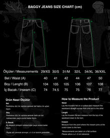 SKY PRAYER BAGGY JEANS