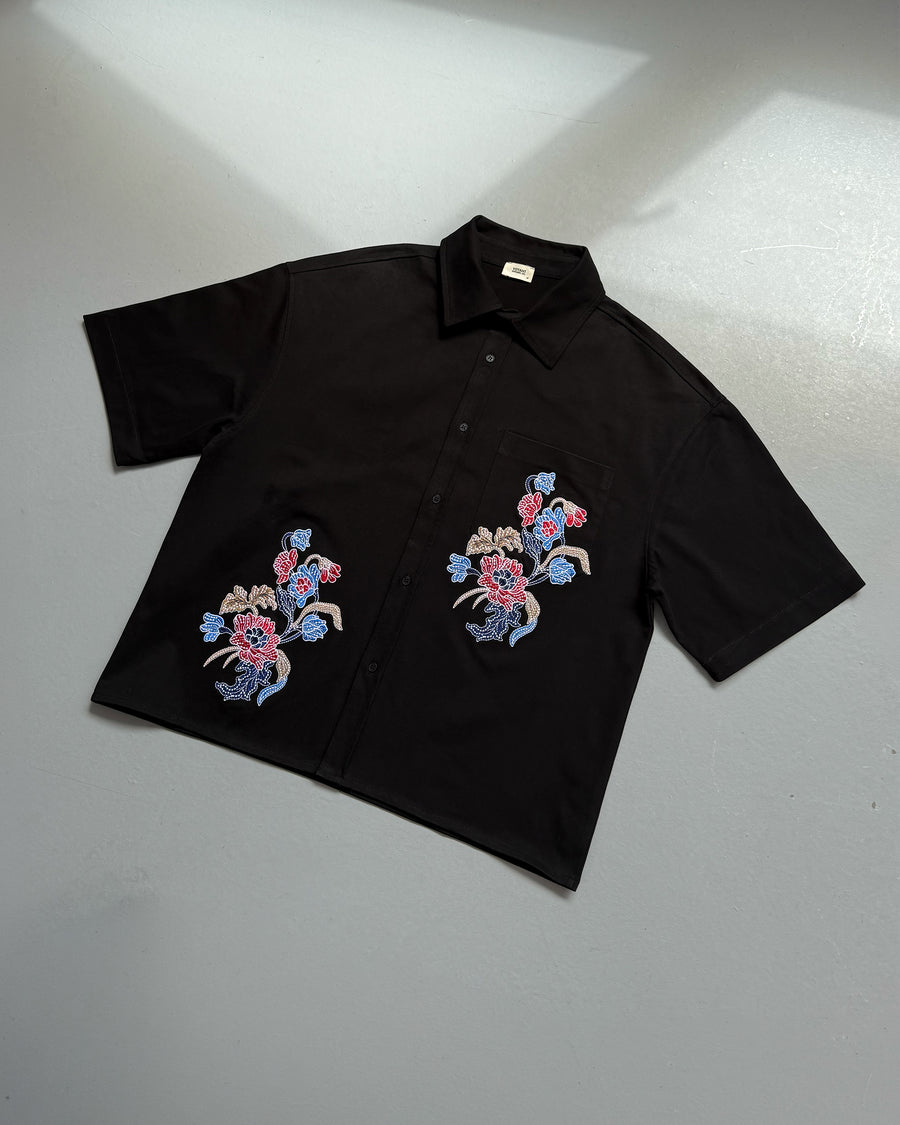 FLORAL BOXY GÖMLEK