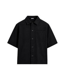 Geisha Gömlek - Siyah – önden görünüm | Voyant Apparel