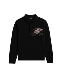SKY PRAYER POLO SWEATSHIRT