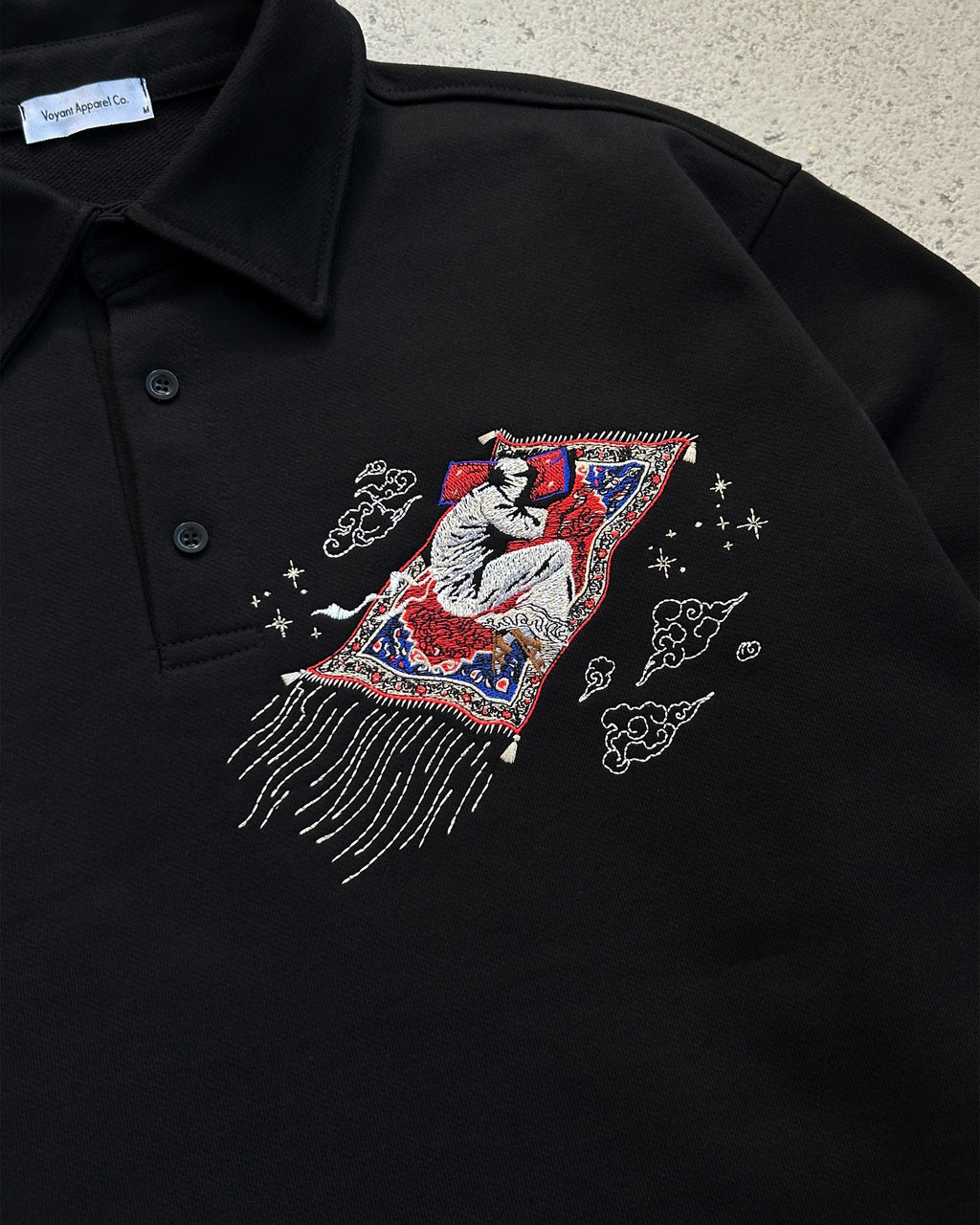 SKY PRAYER POLO SWEATSHIRT
