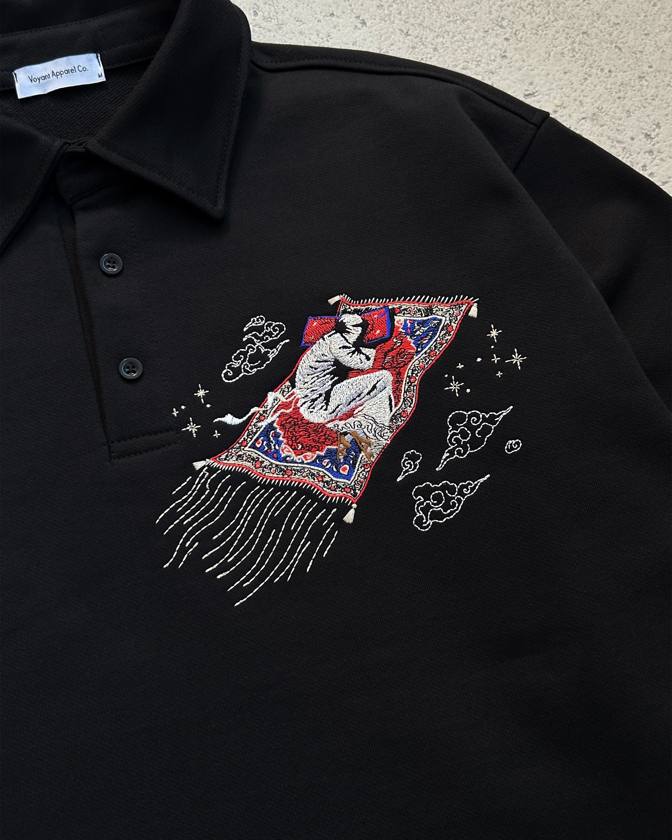 SKY PRAYER POLO SWEATSHIRT