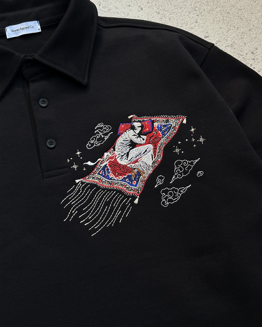 SKY PRAYER POLO SWEATSHIRT