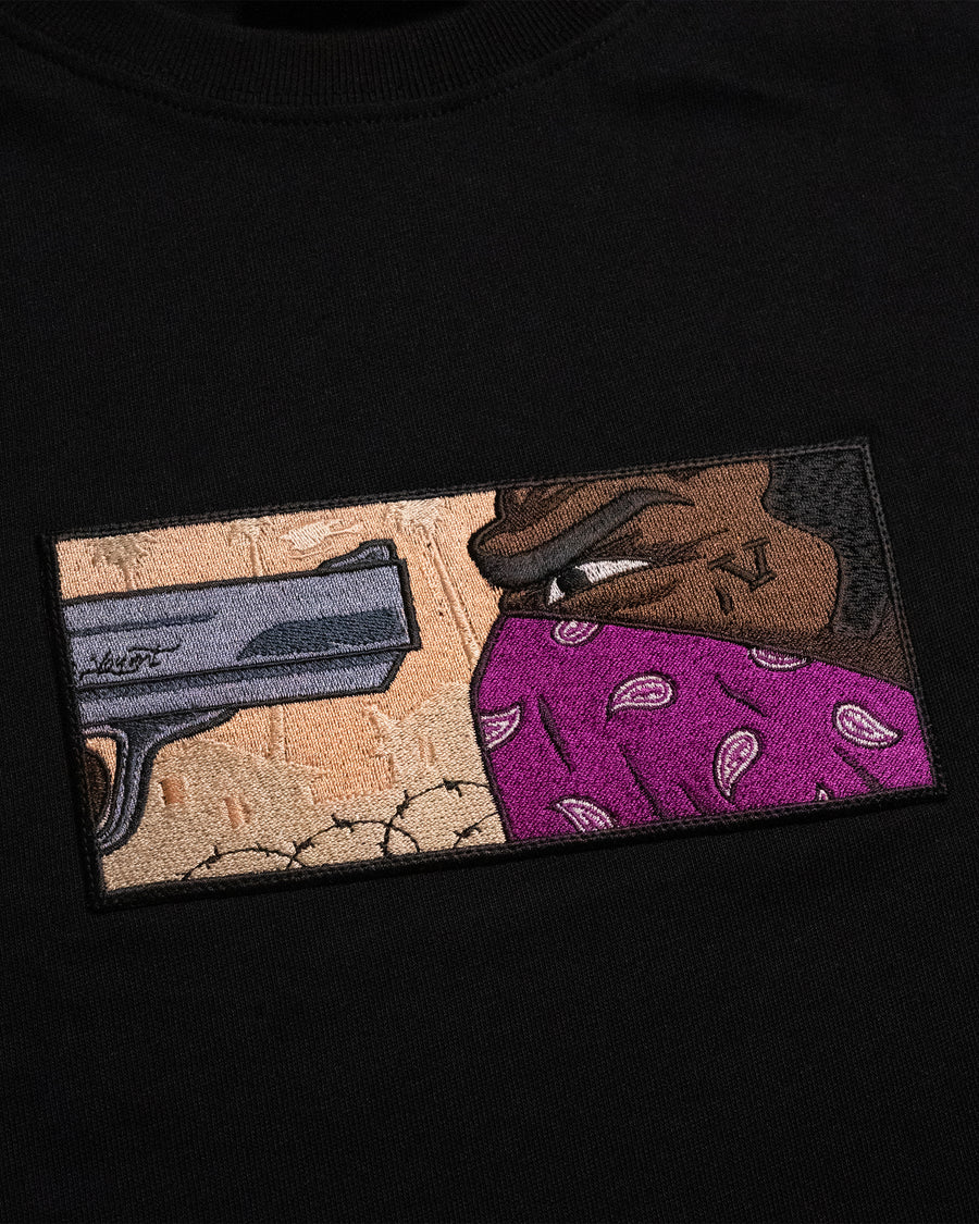 The End T-Shirt tişört – arkadan görünüm | Voyant Apparel