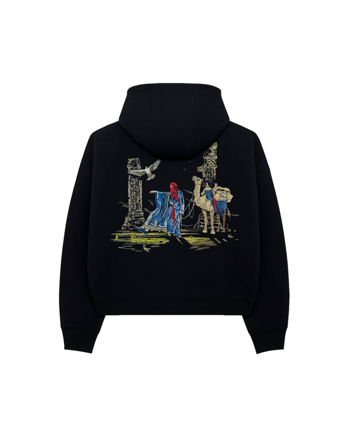 Walkers V2 Zip-Up fermuarlı sweatshirt – önden görünüm | Voyant Apparel