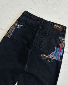 Walkers V2 Baggy Jeans – arkadan görünüm | Voyant Apparel
