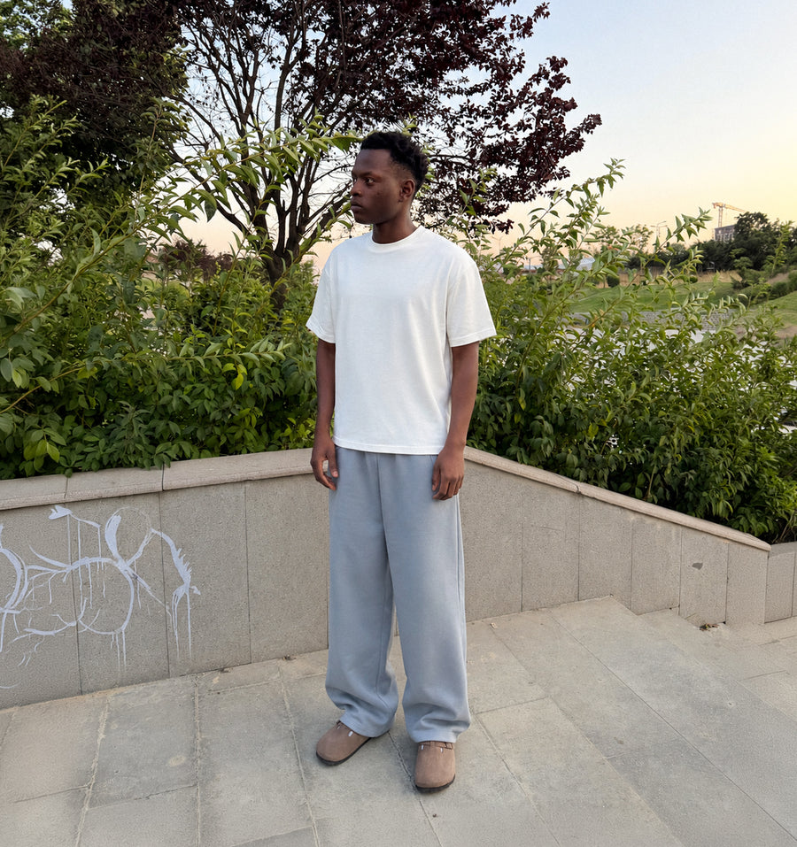 Basic Baggy Eşofman Altı - Mavi