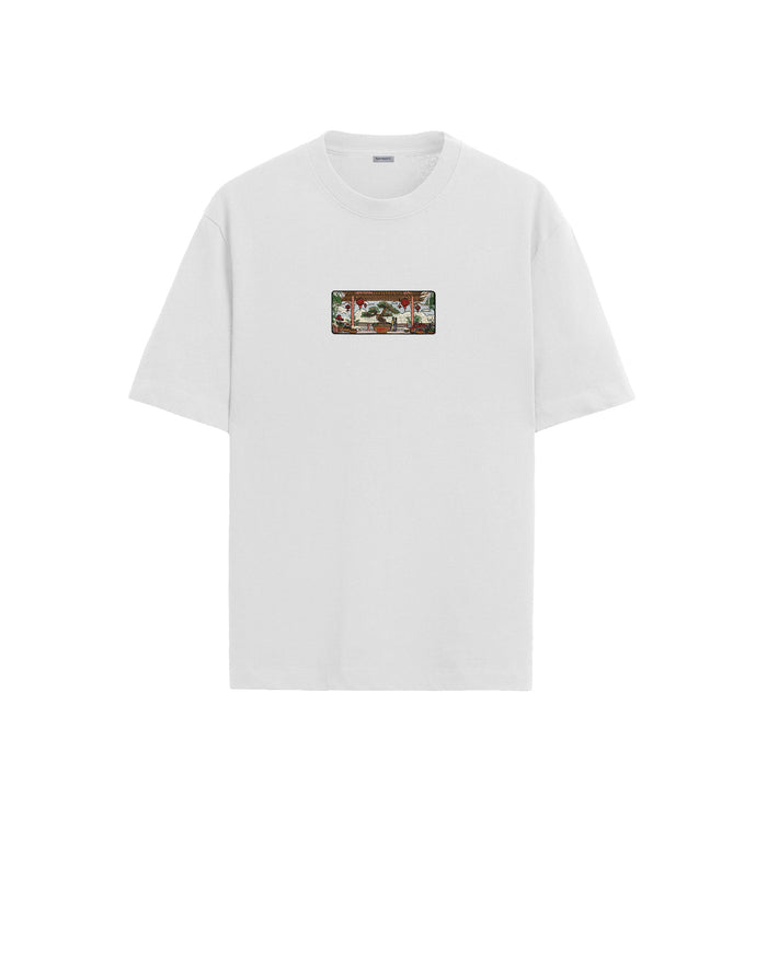 The Bonsai Premium T-Shirt - Beyaz tişört – önden görünüm | Voyant Apparel