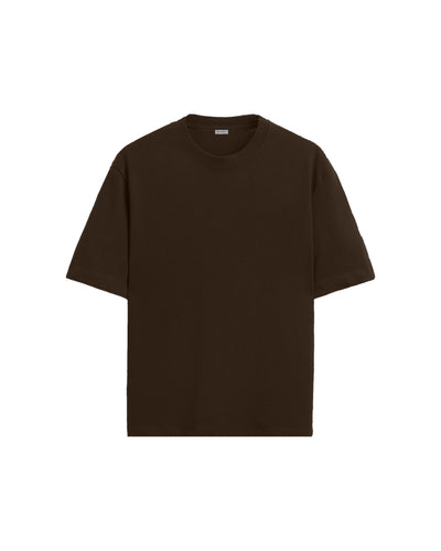 BASIC T-SHIRT - KAHVERENGİ