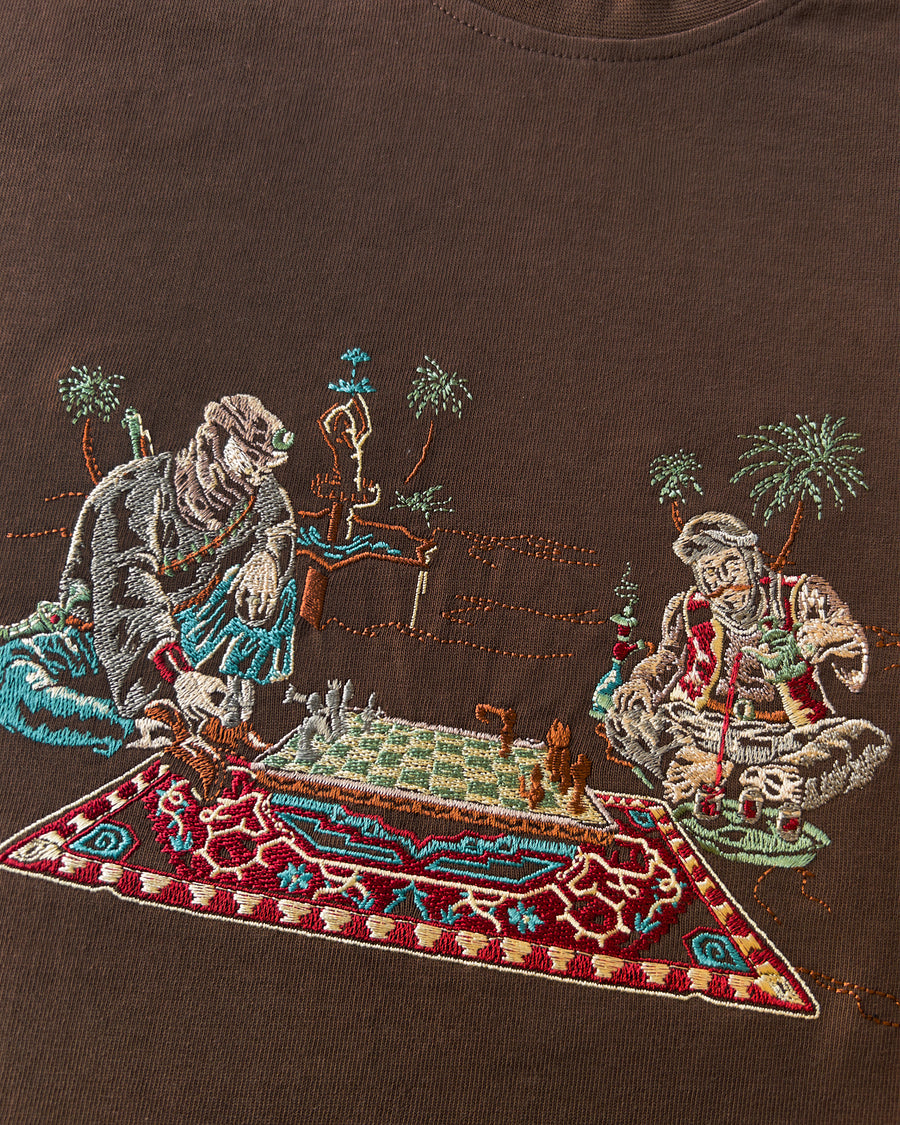 Chess V2 T-Shirt - Kahverengi̇