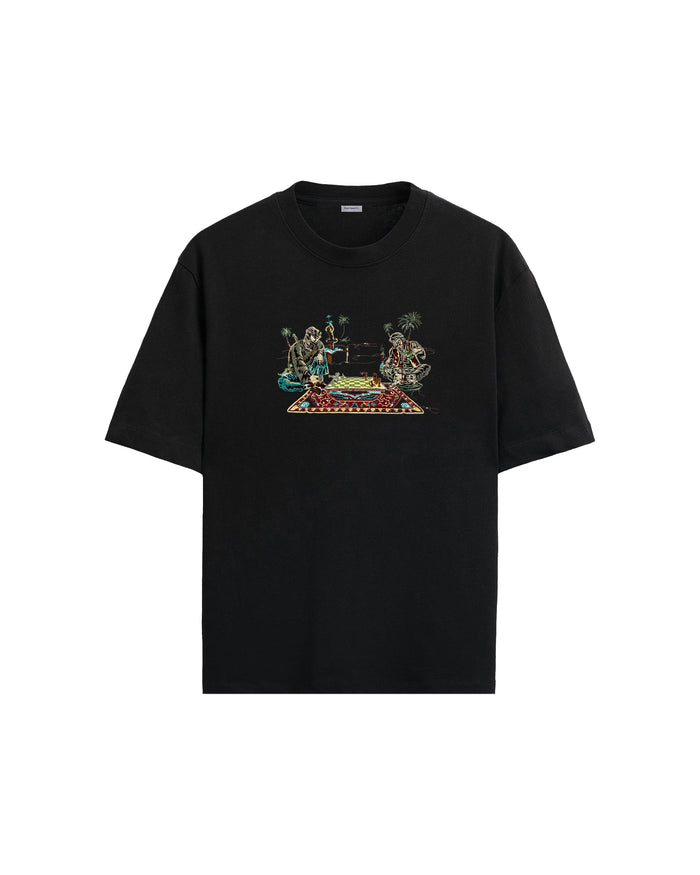 Chess V2 T-Shirt - Si̇yah