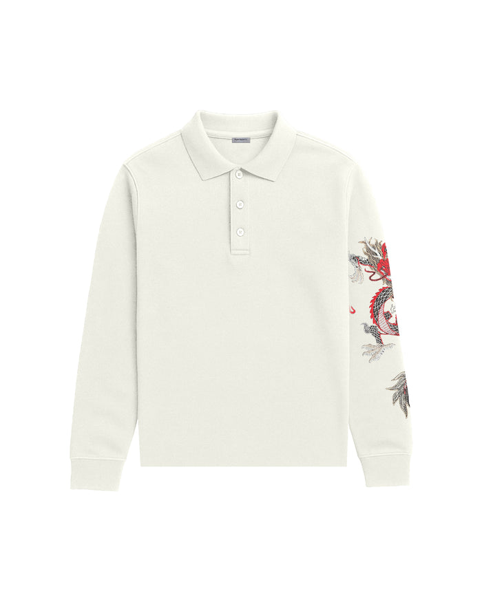 DRAGON POLO SWEATSHIRT