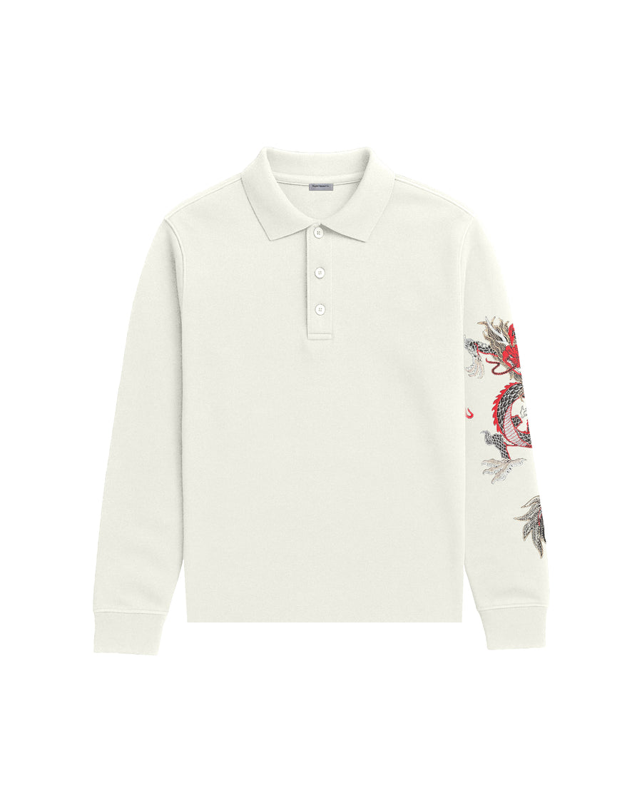 DRAGON POLO SWEATSHIRT