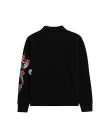 DRAGON POLO SWEATSHIRT