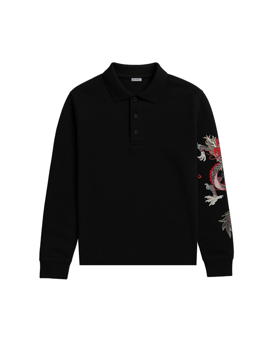 DRAGON POLO SWEATSHIRT