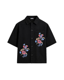 FLORAL BOXY GÖMLEK