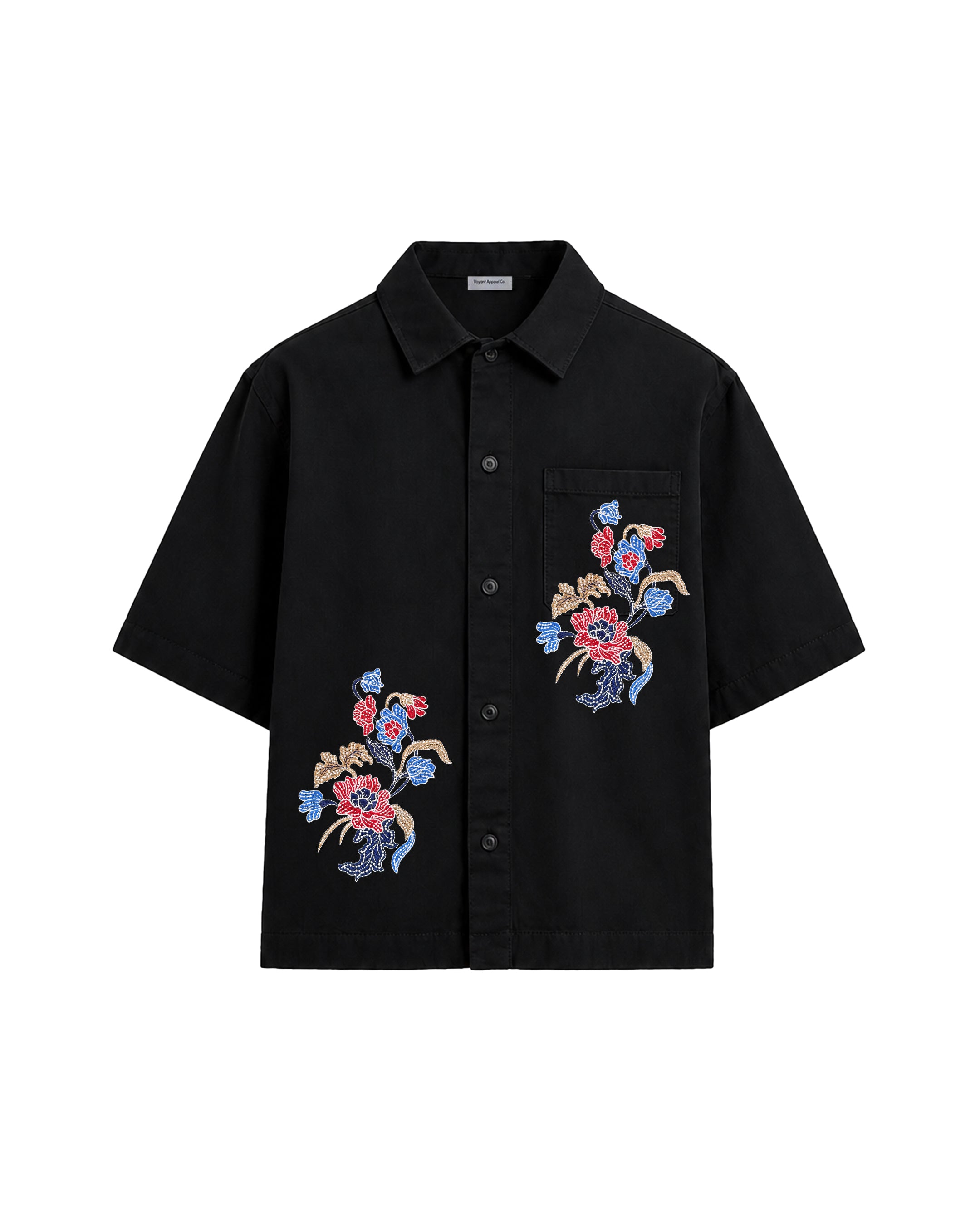 FLORAL BOXY GÖMLEK