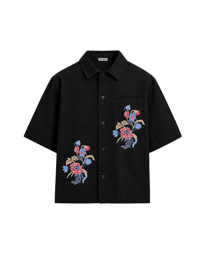 FLORAL BOXY GÖMLEK