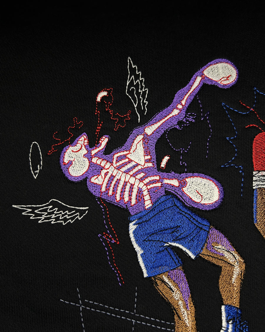 The Greatest Hoodie – yakın çekim detay | Voyant Apparel