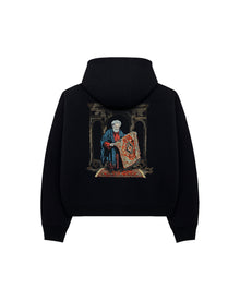 The Hodja Zip-Up fermuarlı sweatshirt – önden görünüm | Voyant Apparel
