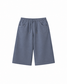 Basic Baggy Şort - Mavi