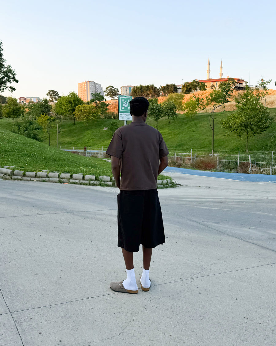 Basic Baggy Şort - Siyah
