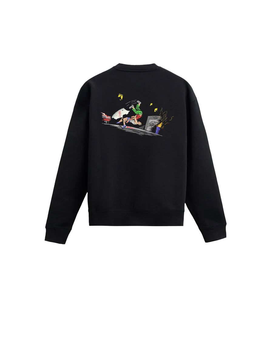 Suplex Sweatshirt – yan görünüm | Voyant Apparel