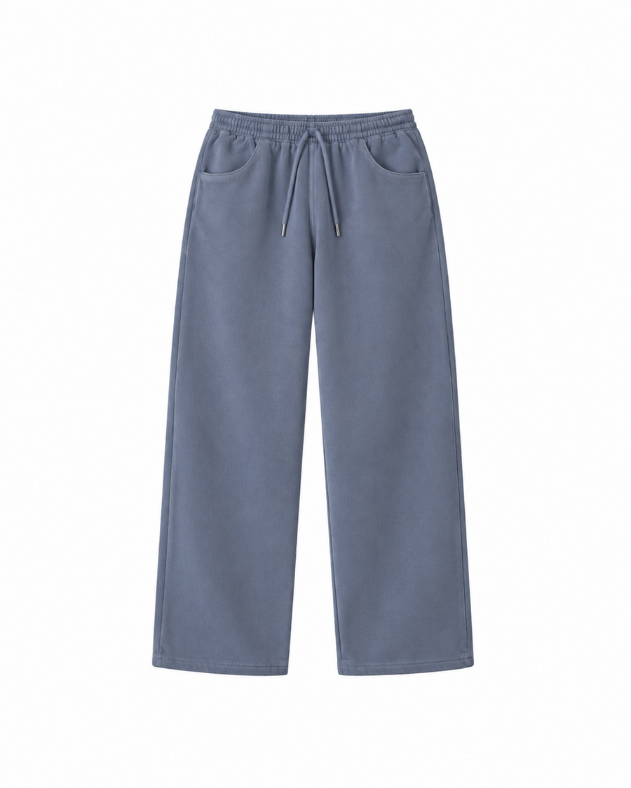 Basic Baggy Eşofman Altı - Mavi̇