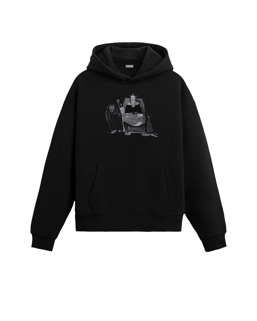 Throne Hoodie – önden görünüm | Voyant Apparel