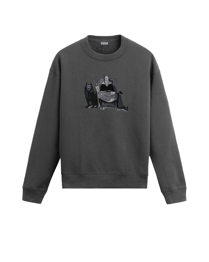 Throne Sweatshirt – önden görünüm | Voyant Apparel