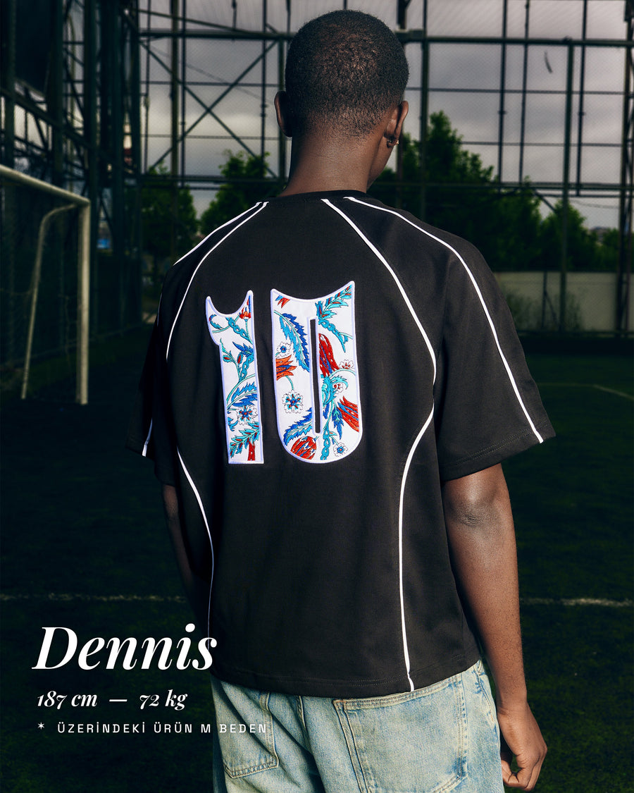 Türkiye Jersey - Siyah forma – kumaş detayı | Voyant Apparel