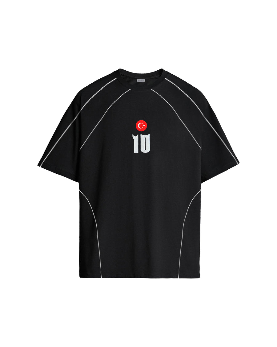 Türkiye Jersey - Siyah forma – arkadan görünüm | Voyant Apparel