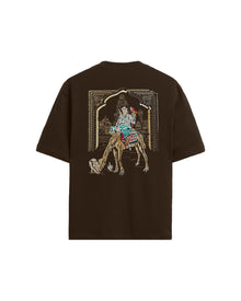 Tuareg T-Shirt - Kahverengi tişört – önden görünüm | Voyant Apparel
