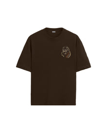 Tuareg T-Shirt - Kahverengi tişört – arkadan görünüm | Voyant Apparel
