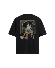 Tuareg T-Shirt - Siyah tişört – önden görünüm | Voyant Apparel