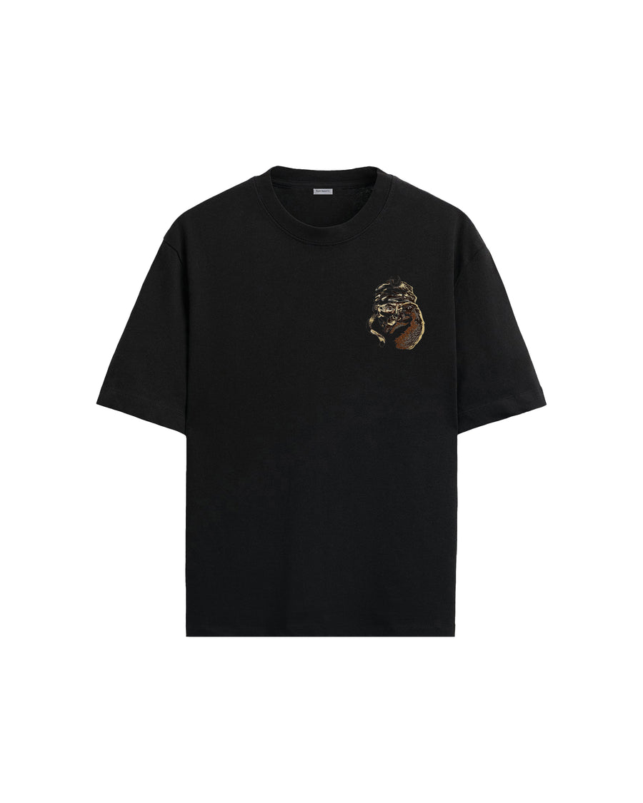 Tuareg T-Shirt - Siyah tişört – arkadan görünüm | Voyant Apparel