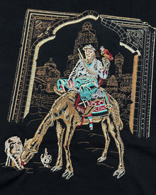 Tuareg T-Shirt - Siyah tişört – detay görünümü | Voyant Apparel