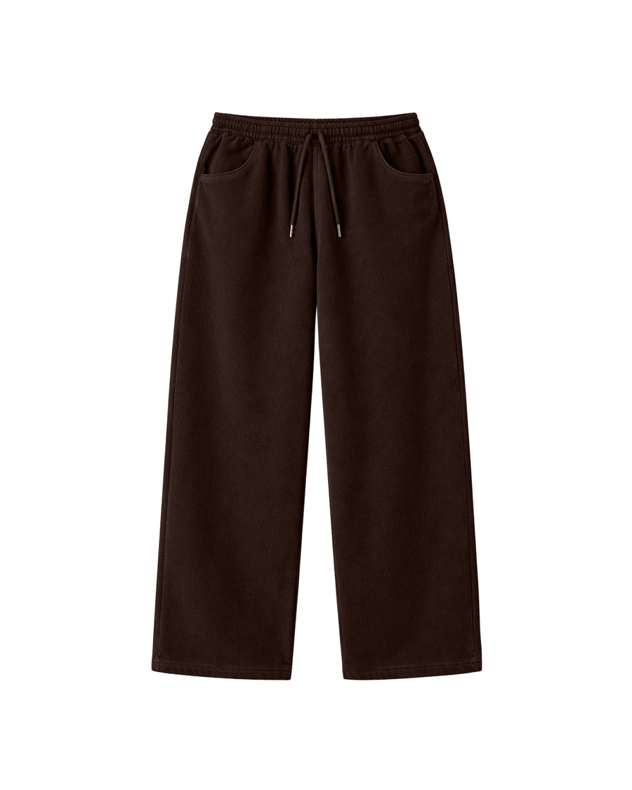 Walkers V2 Baggy Eşofman Altı - Kahverengi – arkadan görünüm | Voyant Apparel